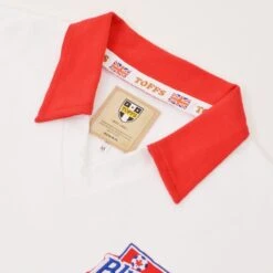 Toronto Blizzard 1979-1981 Red Away Retro – Vintage V-Neck Collar Football Shirt -Toffs Store 5041 2