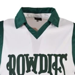 Tampa Bay Rowdies 1988-89 Home Retro Football Shirt - White/Bottle Green Vintage NASL Jersey -Toffs Store 5091 2