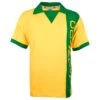 New York Cosmos Retro Yellow & Green - Vintage Short Sleeve Collared Football Shirt -Toffs Store 5409