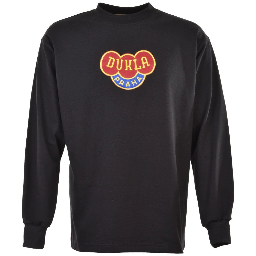 Dukla Prague Black Ivo Viktor Tribute – Vintage Long Sleeve Cotton Goalkeeper Shirt 3 Dukla Prague Black Ivo Viktor Tribute – Vintage Long Sleeve Cotton Goalkeeper Shirt