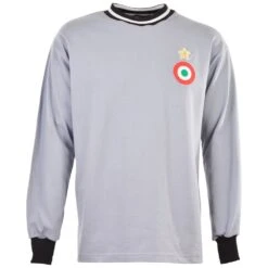 Piemonte Calcio Retro Grey Goalkeeper Retro Football Shirt