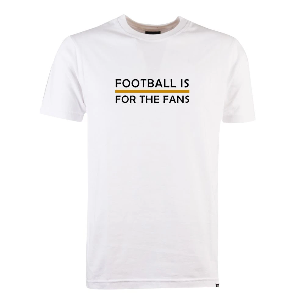 Amber Football Is For The Fans - White T-Shirt 3 Amber Football Is For The Fans - White T-Shirt