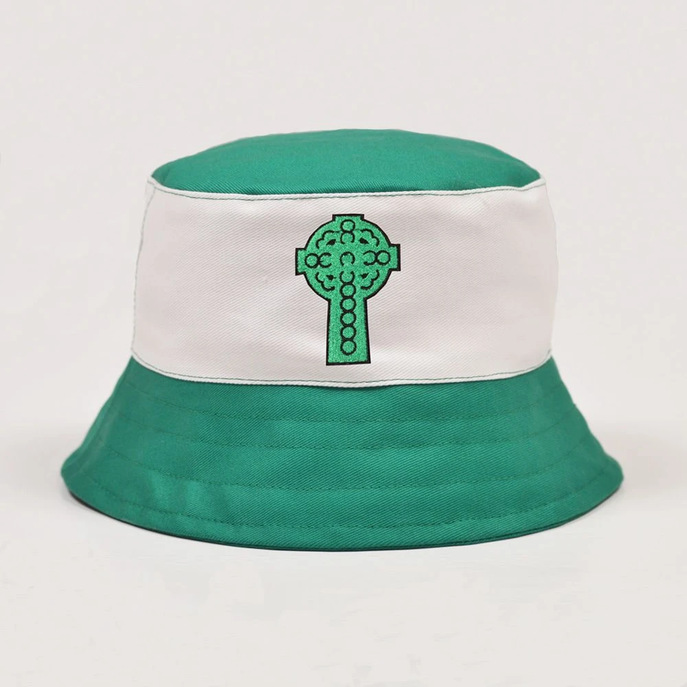 Celtic FC White Cotton Bucket Hat – Embroidered Crest Classic Football Fan Headwear 3 Celtic FC White Cotton Bucket Hat – Embroidered Crest Classic Football Fan Headwear