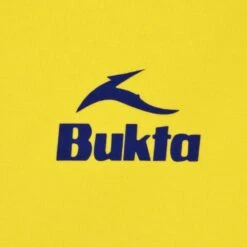 Bukta Royal Blue on Yellow Ringer T-Shirt – Vintage Flock Logo Organic Cotton Tee 6 Bukta Royal Blue on Yellow Ringer T-Shirt – Vintage Flock Logo Organic Cotton Tee -Toffs Store broy yel 1