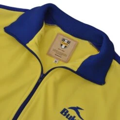 BUKTA Track Top Yellow With Royal Panels/Cuffs/W'Band -Toffs Store bukjyelr1 2