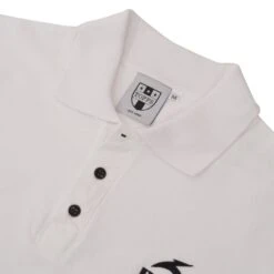 BUKTA Heritage Polo White With Black Cuffs -Toffs Store bukpwhtb2 2