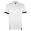 BUKTA Lifestyle Polo White With Black Cuffs -Toffs Store bukpwhtb3