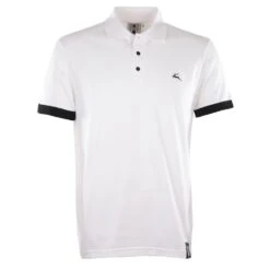 BUKTA Lifestyle Polo White With Black Cuffs