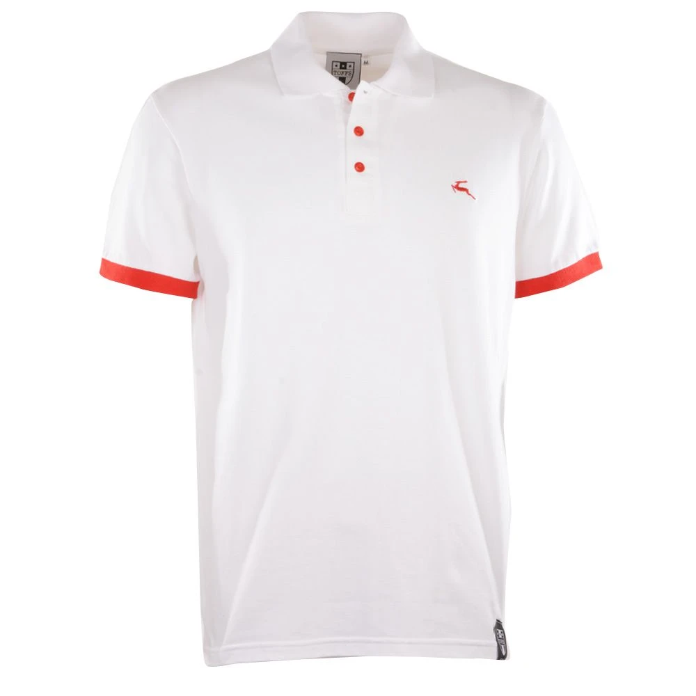 BUKTA Lifestyle Polo White With Red Cuffs 3 BUKTA Lifestyle Polo White With Red Cuffs