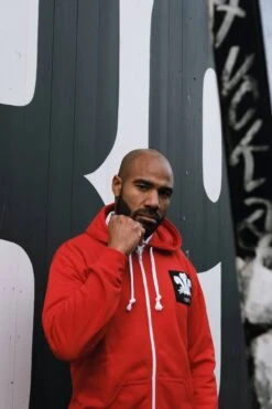 Wales Feathers 1905 Vintage Zipped Hoodie - Red 9 Wales Feathers 1905 Vintage Zipped Hoodie - Red -Toffs Store c dscf8972