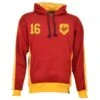 Bradford City Number 16 Retro Hoodie -Toffs Store h0043