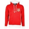 Brentford FC Red and White Contrast Pullover Hoodie – Embroidered Club Crest Casualwear 2 Brentford FC Red and White Contrast Pullover Hoodie – Embroidered Club Crest Casualwear -Toffs Store h0076 1