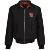 England 1980 Rugby Black Harrington Jacket -Toffs Store hj0001