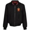 Wolverhampton Wanderers Black Harrington Jacket -Toffs Store hj0009