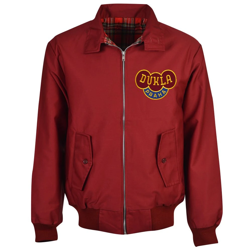 Dukla Prague Maroon Harrington Jacket 3 Dukla Prague Maroon Harrington Jacket