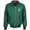 Northern Ireland Green Harrington Jacket 1 Northern Ireland Green Harrington Jacket -Toffs Store hj0022