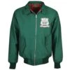 Plymouth Argyle Green Harrington Jacket – Vintage 1960s/70s Crest with Red Tartan Lining -Toffs Store hj0025