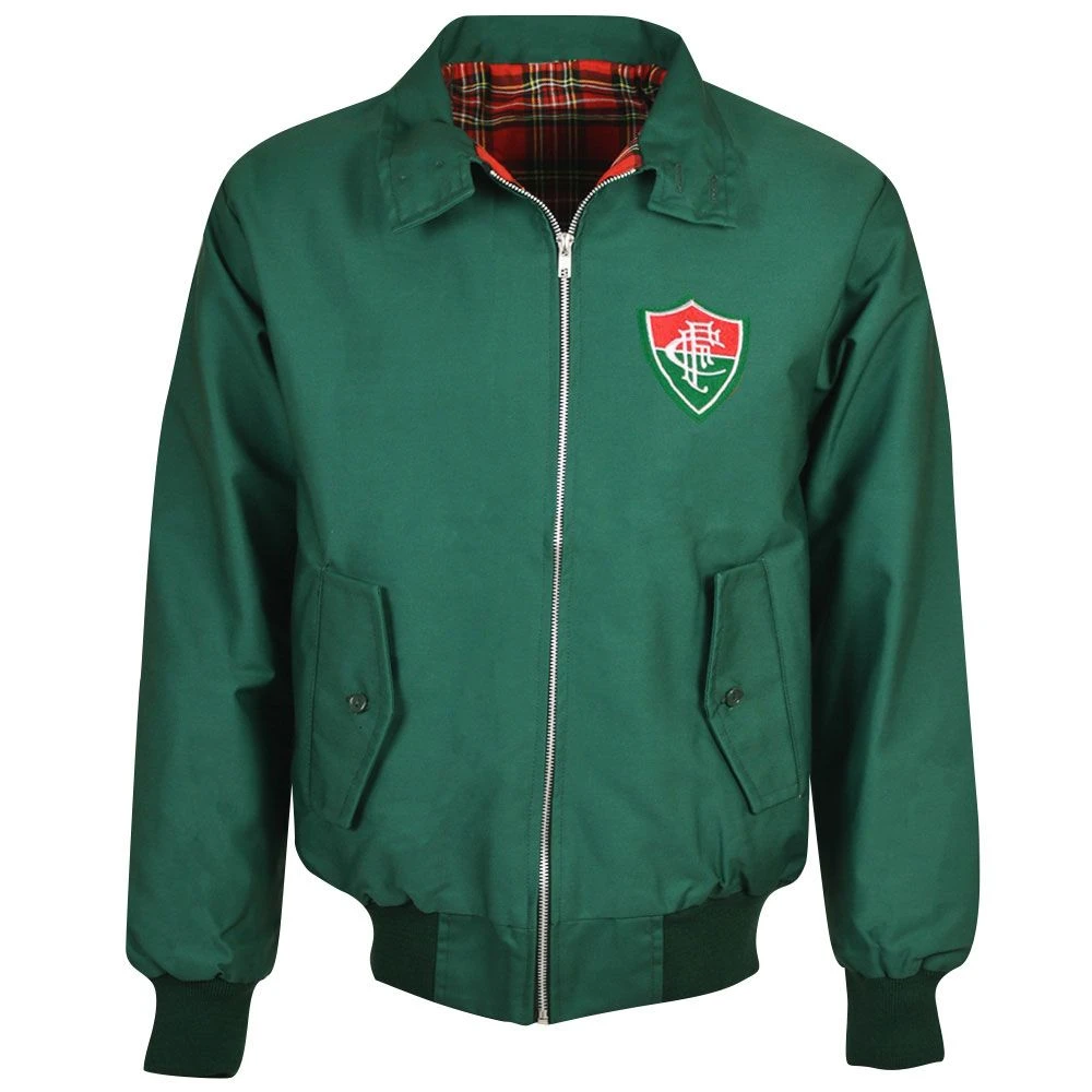 Fluminense FC Vintage Green Harrington Jacket - 1960s/70s Crest Classic Casual 3 Fluminense FC Vintage Green Harrington Jacket - 1960s/70s Crest Classic Casual