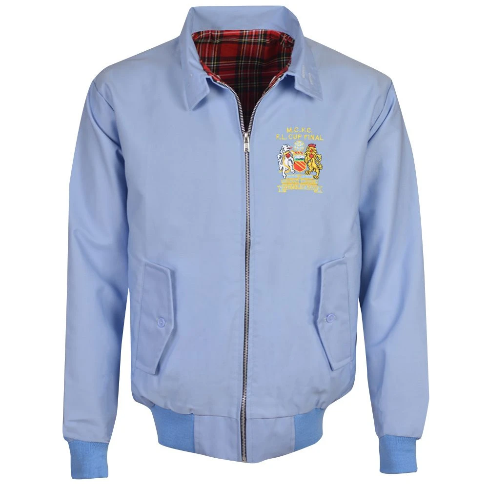 Manchester City Light Blue Harrington Jacket 3 Manchester City Light Blue Harrington Jacket