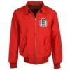 England Red Harrington Jacket 2 England Red Harrington Jacket -Toffs Store hj0051