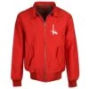 Charlton Athletic Red Harrington Jacket – 1973-74 Vintage Crest Classic Fit 2 Charlton Athletic Red Harrington Jacket – 1973-74 Vintage Crest Classic Fit -Toffs Store hj0063