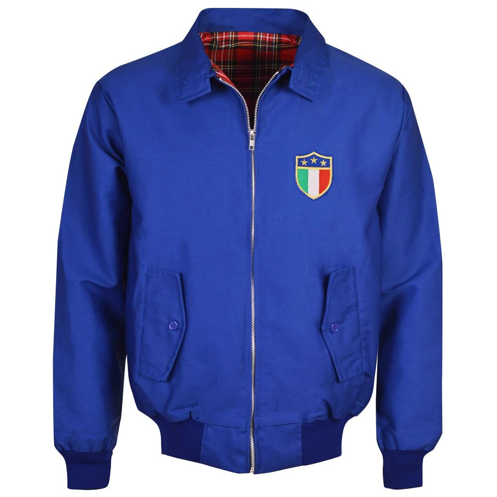Italy 1983 Royal Blue - Vintage National Crest Harrington Jacket 3 Italy 1983 Royal Blue - Vintage National Crest Harrington Jacket