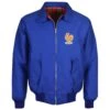 France National Team Royal Blue Harrington Jacket – 1958 World Cup Vintage Rooster Crest -Toffs Store hj0078