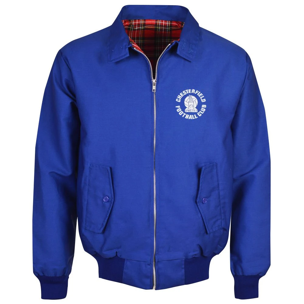 Chesterfield FC Royal Blue 1978-79 Crest – Classic Heritage Harrington Jacket 3 Chesterfield FC Royal Blue 1978-79 Crest – Classic Heritage Harrington Jacket