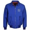 Queen of the South FC Royal Blue Harrington Jacket – Embroidered Crest Classic Terrace Wear -Toffs Store hj0092
