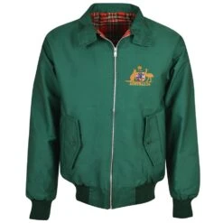 Australia Green Harrington Jacket
