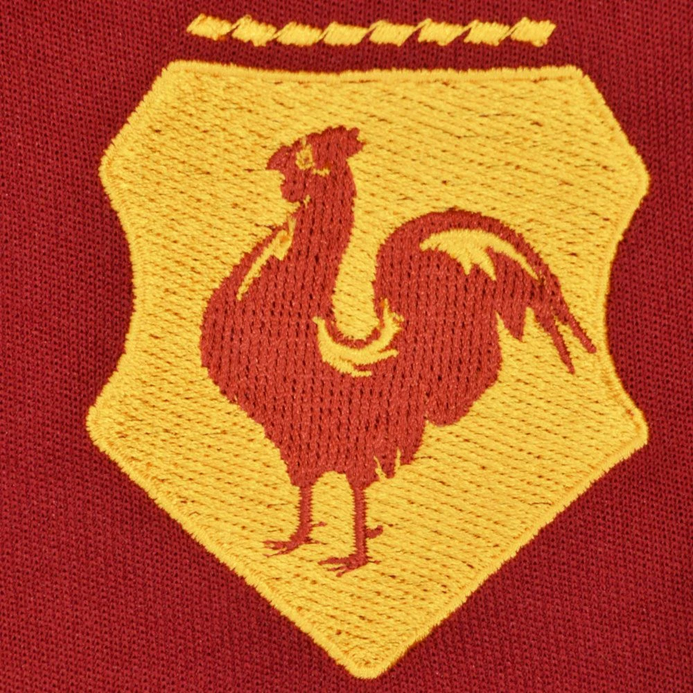 Bradford City Retro Track Top – Claret and Amber Heavy Pique Zip-Up Jacket 4 Bradford City Retro Track Top – Claret and Amber Heavy Pique Zip-Up Jacket - Image 2