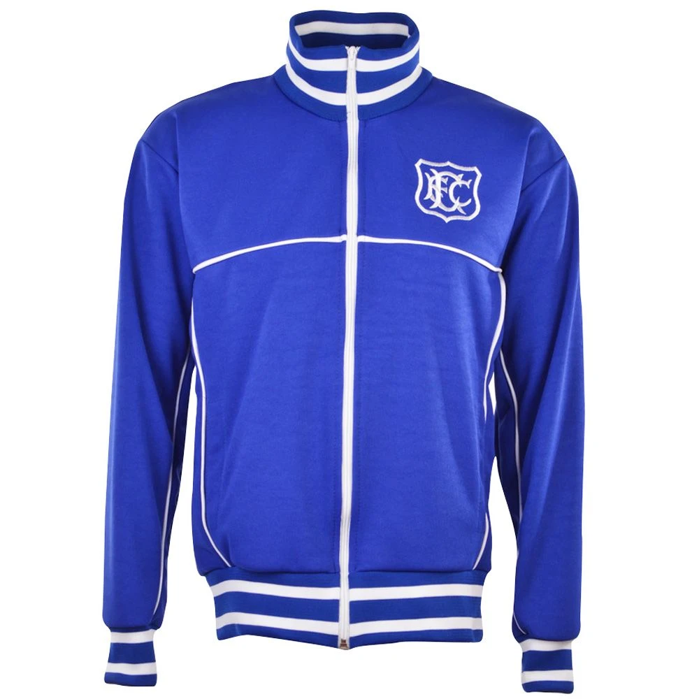 Everton FC Royal Blue Retro Track Top – Vintage Embroidered Crest Full-Zip Jacket 3 Everton FC Royal Blue Retro Track Top – Vintage Embroidered Crest Full-Zip Jacket