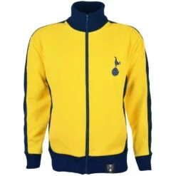 Tottenham Hotspur Retro Track Top Yellow