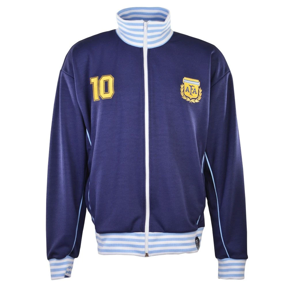 Argentina Retro Sky Blue & White Track Top – Classic Embroidered Badge Full-Zip Jacket 3 Argentina Retro Sky Blue & White Track Top – Classic Embroidered Badge Full-Zip Jacket