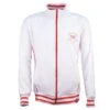 The Old Fashioned Football Shirt Co. - White/Red Track Top -Toffs Store j0061