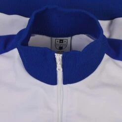 Everton Navy with White Trim – 1970s Retro Embroidered Crest Track Top -Toffs Store j0068 1