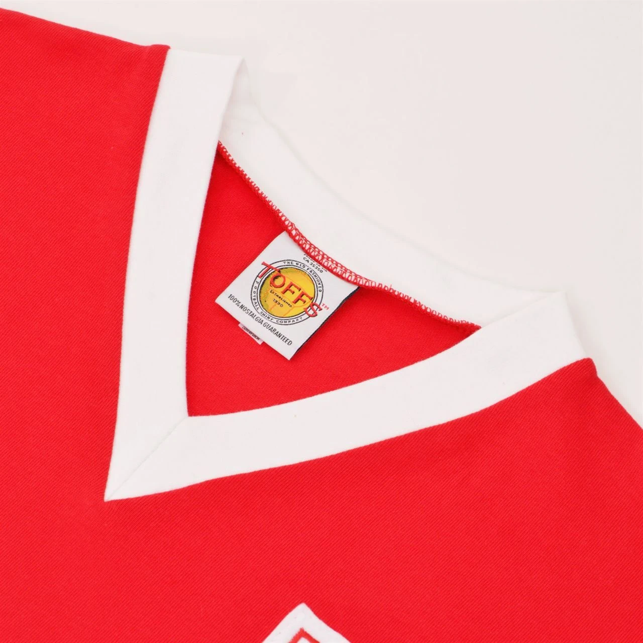 Third Lanark 1957-62 Kids Retro Football Shirt - Red/White V-Neck Heritage Jersey 5 Third Lanark 1957-62 Kids Retro Football Shirt - Red/White V-Neck Heritage Jersey - Image 3