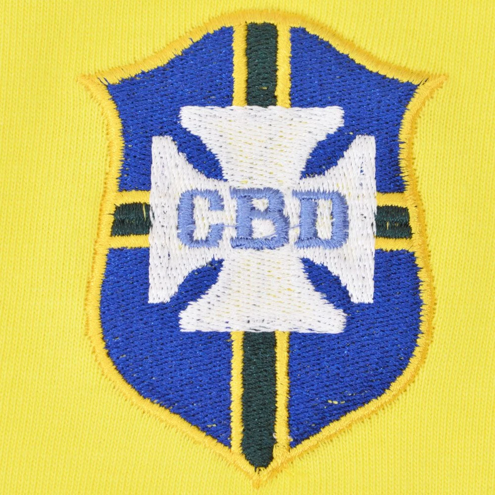 Brazil 1970 World Cup Kids Retro Football Shirt 4 Brazil 1970 World Cup Kids Retro Football Shirt - Image 2