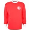 Canada Red & White 1960s Kids Vintage Long Sleeve Retro Football Shirt -Toffs Store kd3014