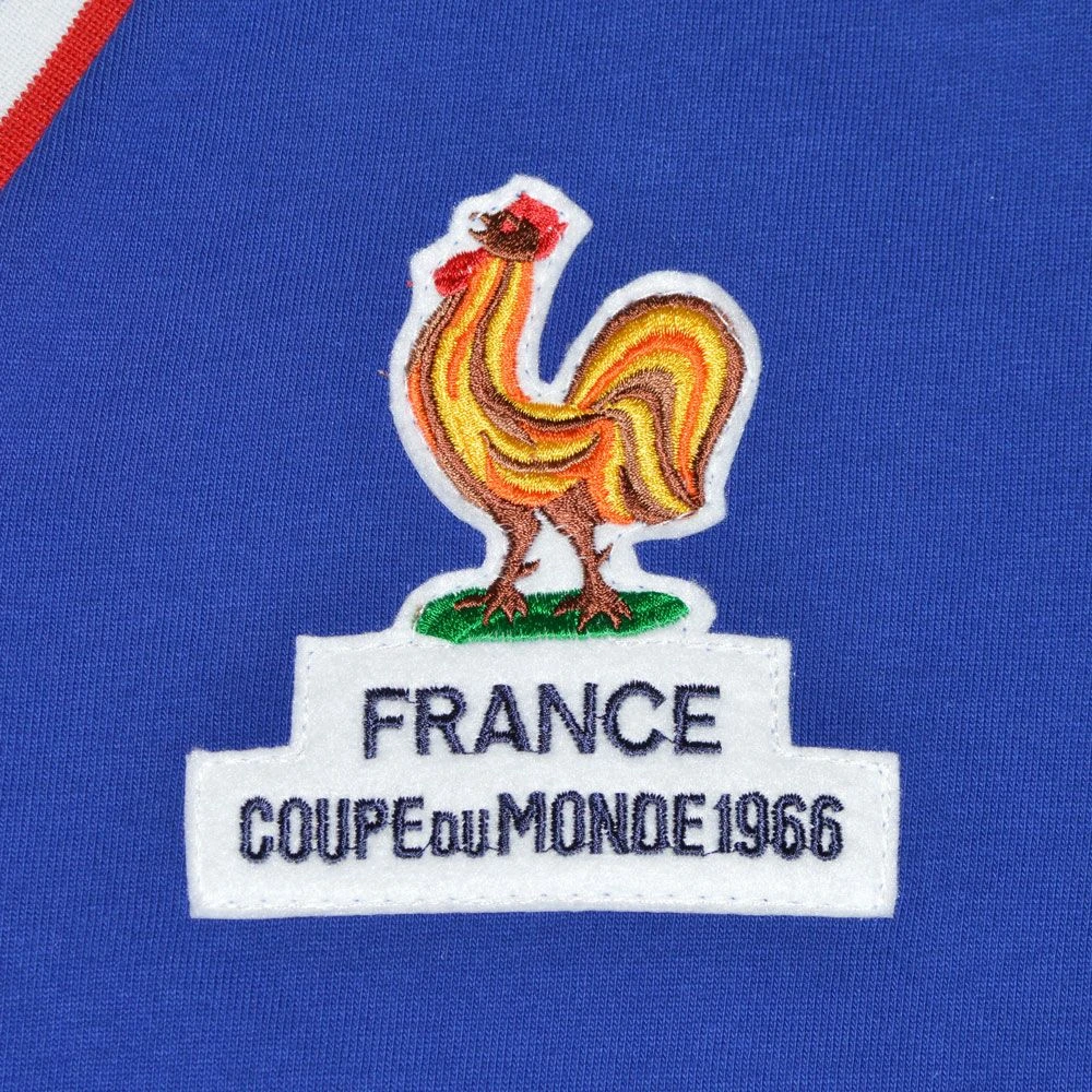 France 1966 World Cup Kids Retro Football Shirt 4 France 1966 World Cup Kids Retro Football Shirt - Image 2