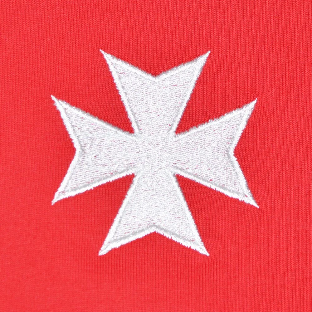 Malta 1960 Kids Retro Football Shirt – Red Long Sleeve Heritage Heavy Cotton Kit 4 Malta 1960 Kids Retro Football Shirt – Red Long Sleeve Heritage Heavy Cotton Kit - Image 2