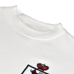 England Classic White Retro Football Shirt - Kids Short Sleeve Embroidered Three Lions Jersey -Toffs Store kd3243 2
