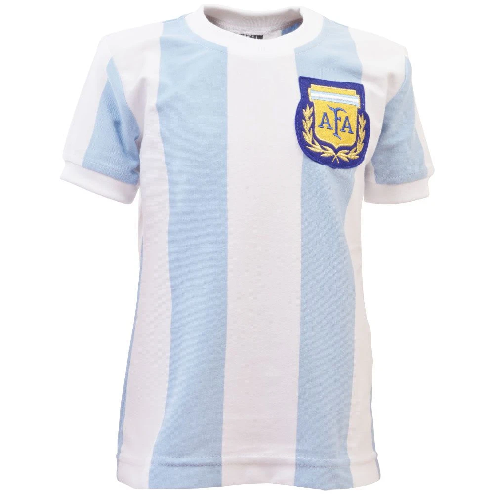 Argentina 1986 World Cup Kids Retro Football Shirt 3 Argentina 1986 World Cup Kids Retro Football Shirt
