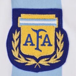 Argentina 1986 World Cup Final No. 10 Kids Retro Football Shirt – Albiceleste Organic Cotton Stripe -Toffs Store kd3510m 1