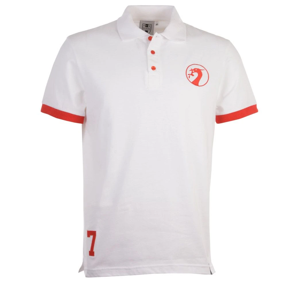 Liverpool FC White No. 7 Heritage Polo – Embroidered Organic Cotton Casual Shirt 3 Liverpool FC White No. 7 Heritage Polo – Embroidered Organic Cotton Casual Shirt