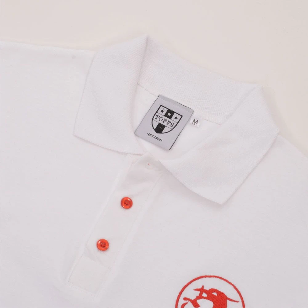 Liverpool FC White No. 7 Heritage Polo – Embroidered Organic Cotton Casual Shirt 5 Liverpool FC White No. 7 Heritage Polo – Embroidered Organic Cotton Casual Shirt - Image 3