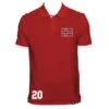 Norway No 20 Red Polo Shirt -Toffs Store p0012