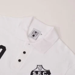 Santos No 10 White Polo Shirt -Toffs Store p0020 2