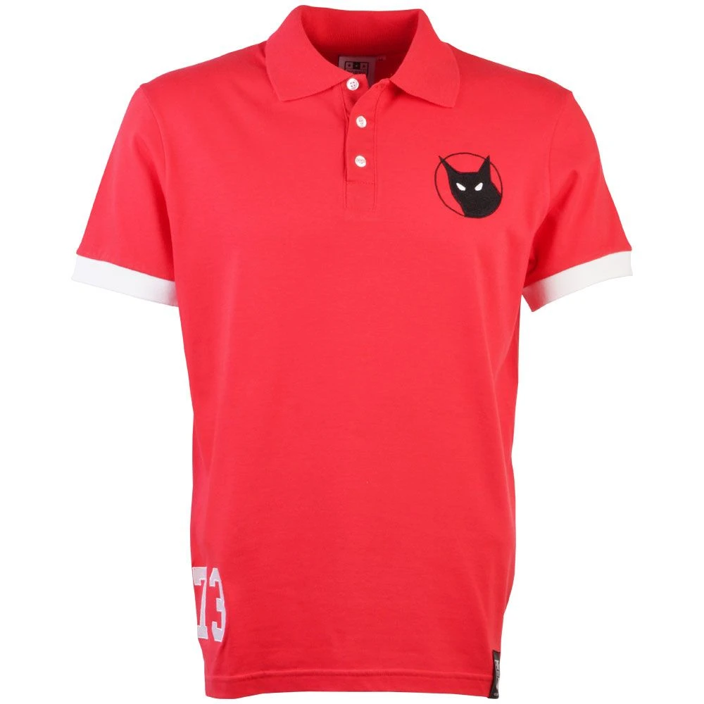 Sunderland AFC Red No 73 Embroidered Tribute Polo - Organic Cotton Short Sleeve 3 Sunderland AFC Red No 73 Embroidered Tribute Polo - Organic Cotton Short Sleeve