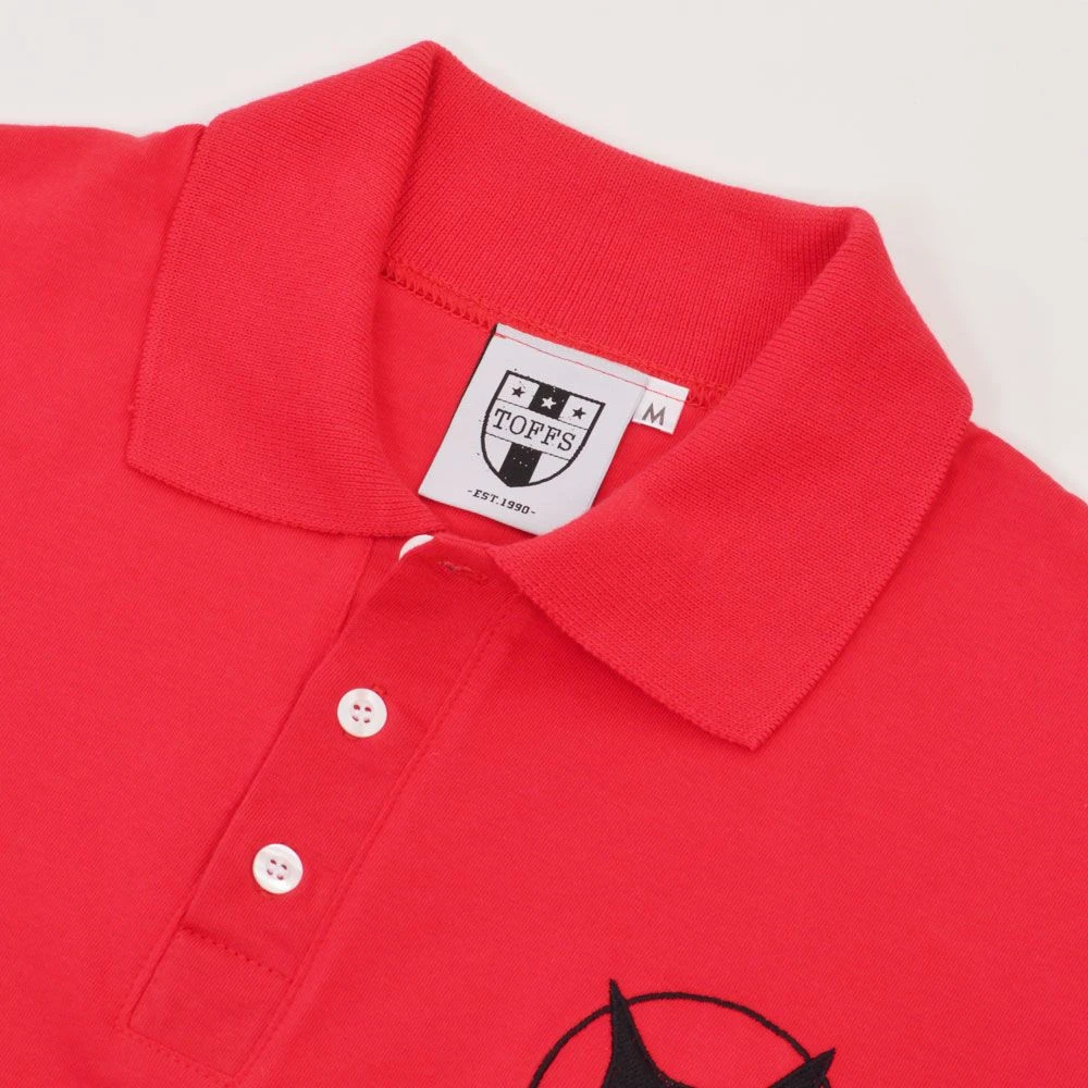 Sunderland AFC Red No 73 Embroidered Tribute Polo - Organic Cotton Short Sleeve 5 Sunderland AFC Red No 73 Embroidered Tribute Polo - Organic Cotton Short Sleeve - Image 3